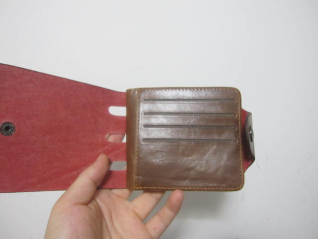 Crown shop retro bảng lớn khóa ví thời trang ví nhiều thẻ chic ví unisex đặc biệt cung cấp clip da ví đựng card