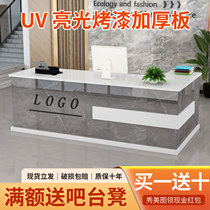 Fruit shop cashier shop small bar counter commercial supermarket convenience store paint company front desk