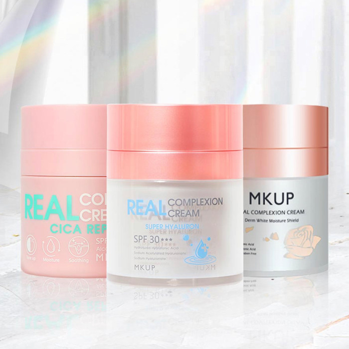 Taiwan MKUP American coffee bed whitening cover up moisturizing super hyaluronic acid makeup cream glass water light cream