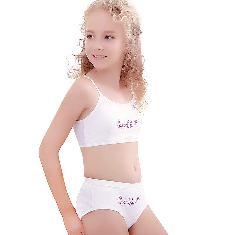 Children's Underwear Small Sling Developmental Pupils Middle School Children  Summer Cotton Girls Strapless Bra 9-12-15 Years Old -   - Buy China shop at Wholesale Price By Online  English Taobao Agent