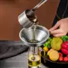 Antibacterial mildew-proof food grade 304 stainless steel wine raisin filter funnel wine spoon Hanging wine scoop wine oil scoop