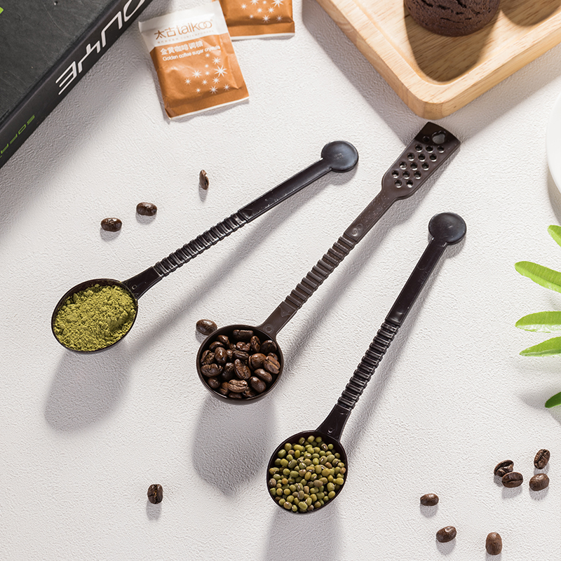 Plastic measuring spoon fruit powder spoon quantitative spoon 10g 15g seasoning spoon milk tea shop coffee bean spoon small ounce creamer spoon