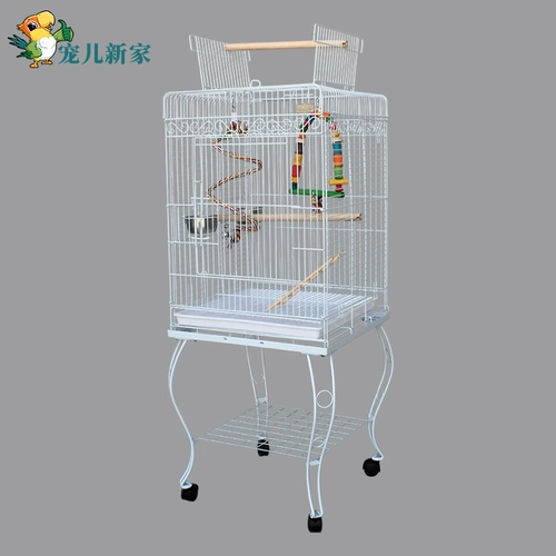 Роскошная плоская плоская -металлический металл большой попугайная клетка птичья клетка вилла Xuanfeng размножающаяся клетка рамка большой горизонтальный шелк