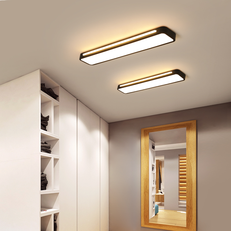 Simple modern corridor lamphousehold LED ceiling lamp enter the lantern corridor lighting office lamp long strip lamp