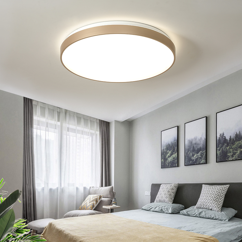 Bedroom Ceiling Lamp Modern Minima Cozy Creative Round Led Living Room Balcony Light Book Room Ultra Slim Nordic Lamp-Taobao