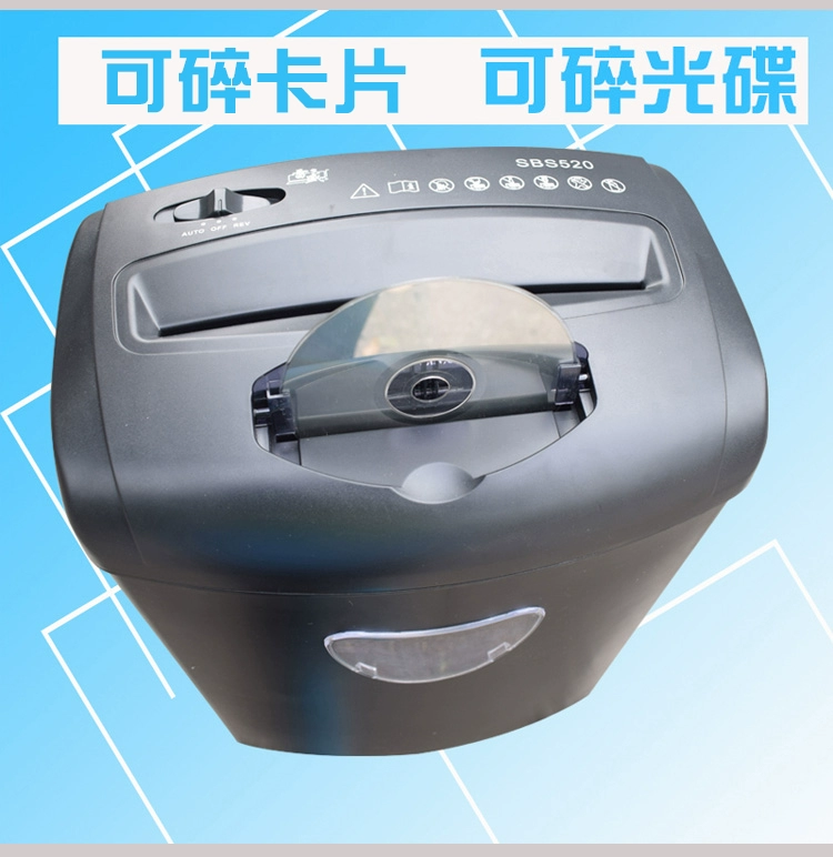 Lei Sheng shredder office mini hộ gia đình điện cao máy hủy tài liệu điện phân đoạn 4 cấp bí mật - Máy hủy tài liệu