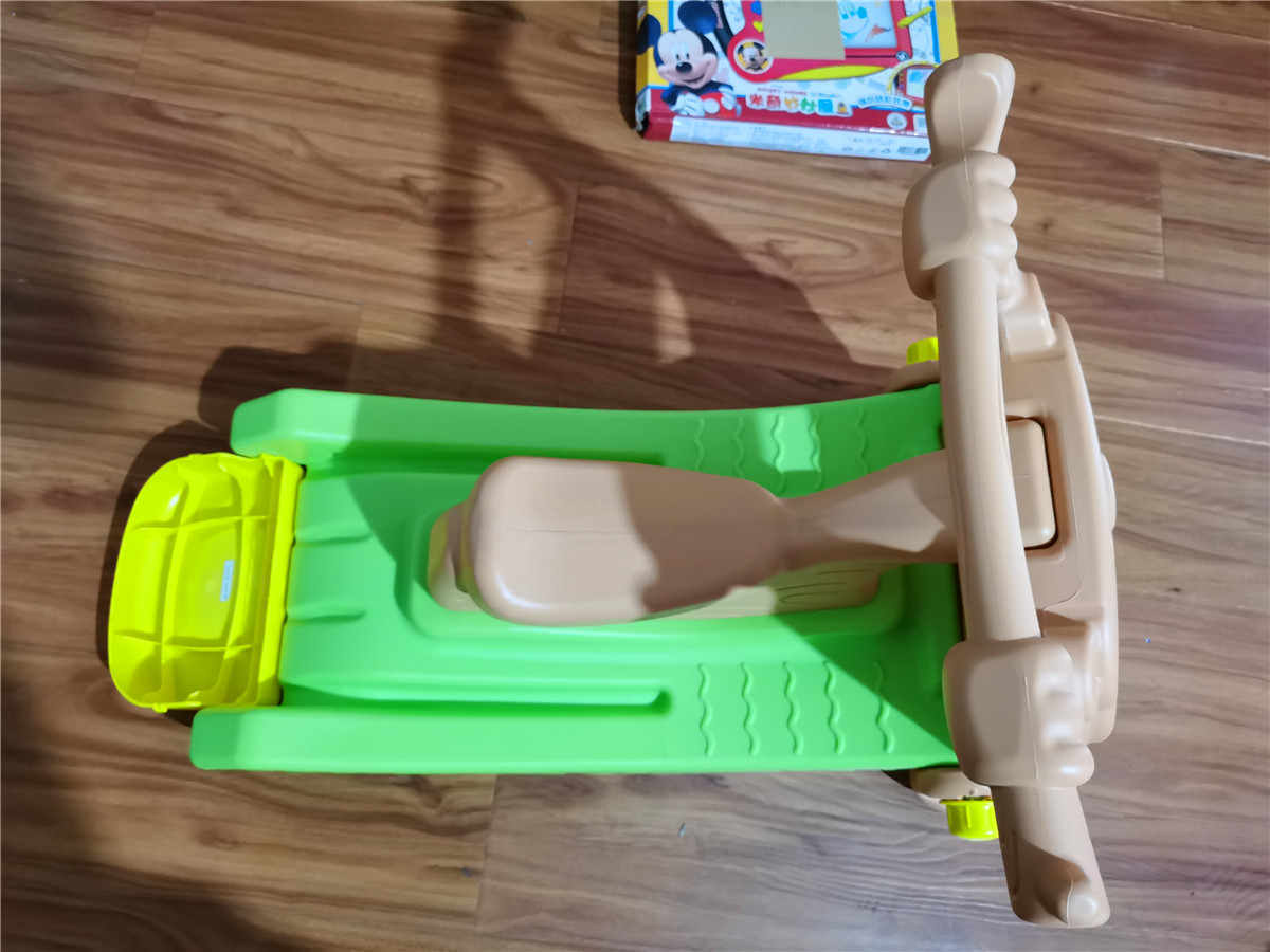 Clear new product Bear multi-function rocking chair slide combination 4 in 1 children's toy baby rocking horse plastic under 3 years old