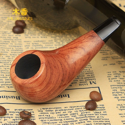 Muxianghuan Gear Деревянный дым ведро Ji Bidi куриные ножки ковша короткая ручка держателя сигарет 3 -миллиметровый элемент фильтра творческий деревянный ковш