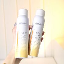 rnw sunscreen spray whole body face waterproof refreshing non-greasy isolation UV SPF50 brightens skin tone