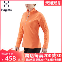 Haglofs matchstick women autumn and winter lightweight comfortable semi zipper warm snatch 604063 European version