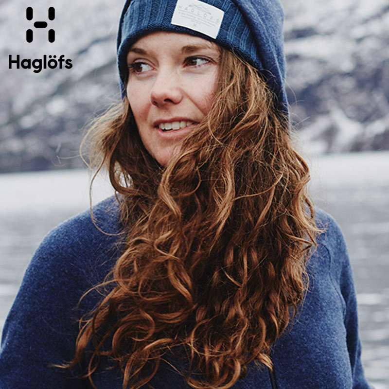 Haglofs matchstick outdoor sports women full zipper with wool fleece jacket 603643 European version