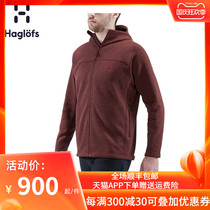 Haglofs matchstick mens outdoor hooded warm and comfortable casual snatch sweater 603727-1 European version