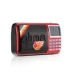 Loa siêu trầm Dual Horn Loa siêu trầm Radio MP3 Loa mini Mini Mini Máy nghe nhạc cầm tay - Trình phát TV thông minh