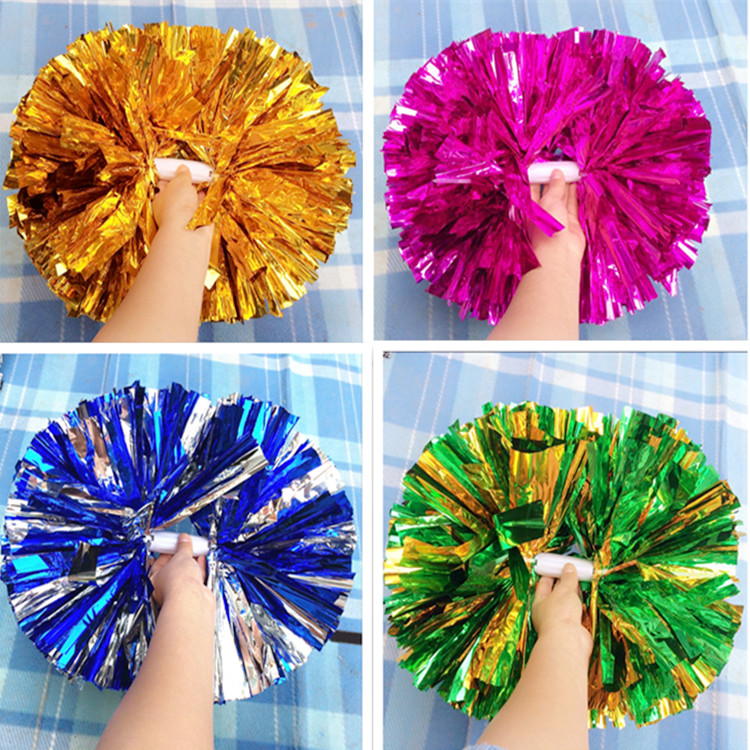 Handle cheerleading flower ball cheerleading hand flower cheering flower ball cheerleading hand holding flower square dance color ball performance