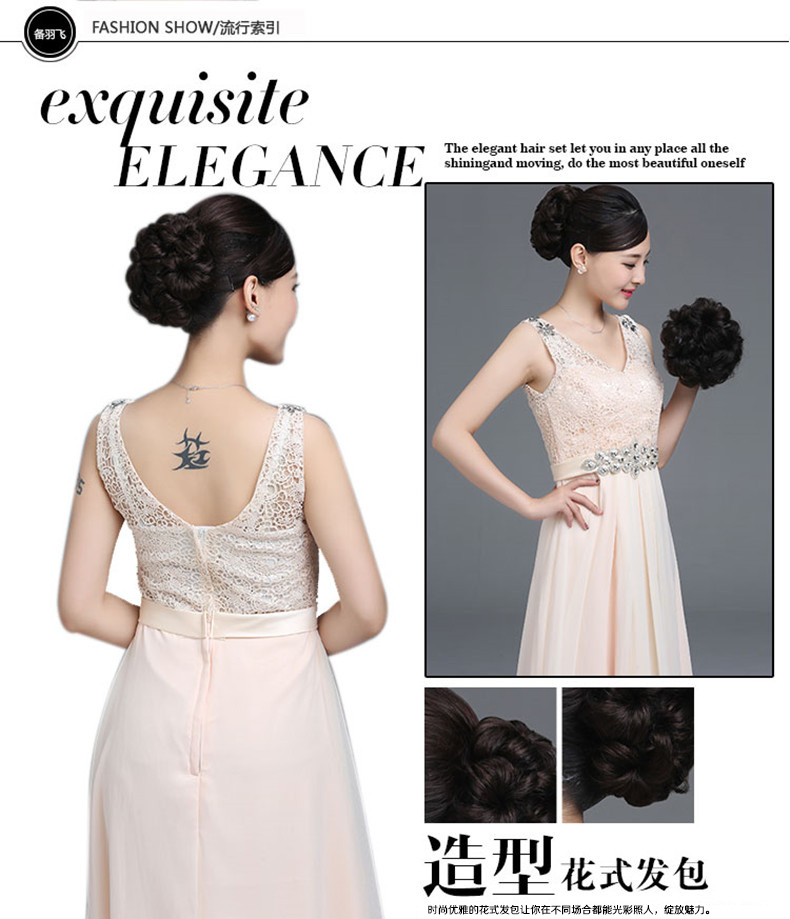 Extension cheveux - Chignon - Ref 245294 Image 7