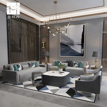 Postmodern minimalist port style light lavish sofa tea table combined living-room full-style villa-like style furniture custom-made