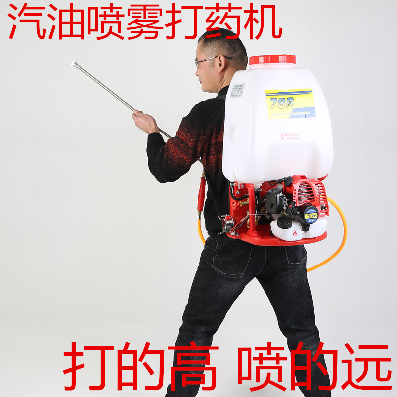 Shoulder Type Garden Fruit Tree Agricultural Nebulizer Petrol High-pressure Spray Machine Four Stroke Plunger Pump Strawberry Spray Machine