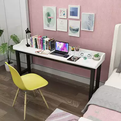 Bar counter Wall simple floating window learning computer desk home student double movable bedside lazy cross bed