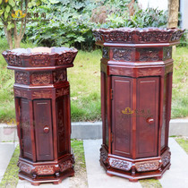 Water and land instruments Buddhism solid wood eight treasures wooden fish Qing frame * 12 inch 16 inch 19 inch 21 inch 24 inch frame