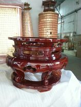 Jufo Pavilion Taiwan Qingzeng frame 18-inch log round wooden fish frame