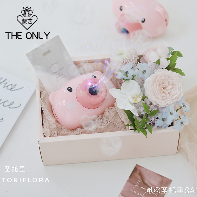 Wei Yi Electric Bubble Machine Network Red Girl's Heart Fully Automatic Remote Control Fairy Bubble Machine TikTok Pop Toy