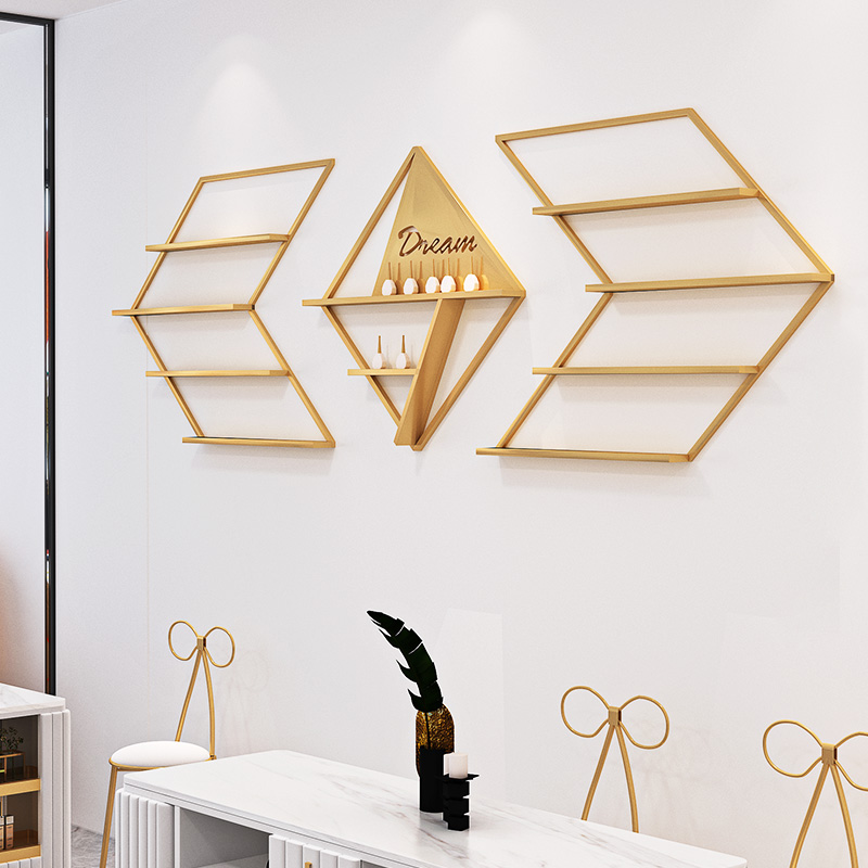 Net Red Medecchia Store Nail Polish Rack Wall Shelving Nail Polish Glue Shelf Wall-mounted Or Rack Show Shelf