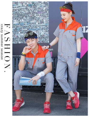 Мужской летний тонкий дышащий износостойкий комбинезон