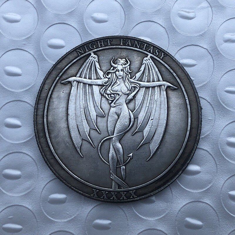 38 ММ Старинная серебряная долларовая монета American Morgan Hobo Coin Crafts #175
