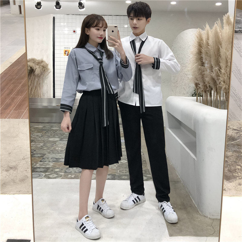 Japanese graduation class uniform long sleeve autumn and winter middle school sports uniform college style girl school uniform college students
