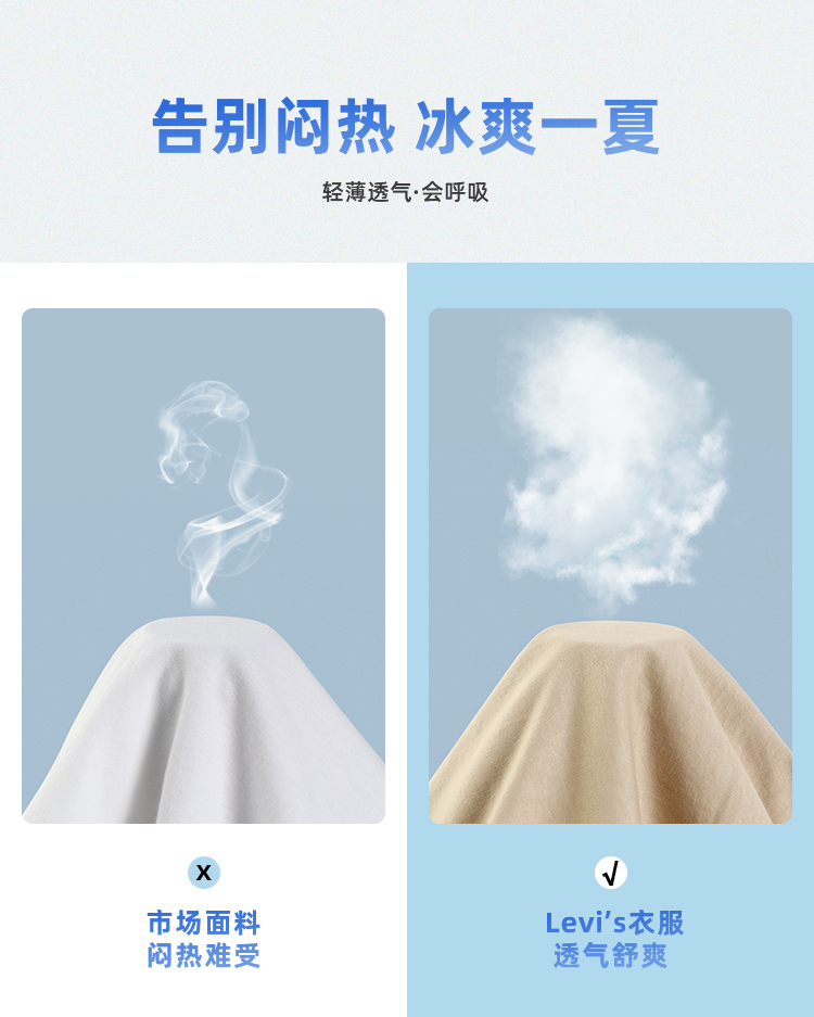 Levis李维斯 100%纯棉 儿童复古休闲T恤 图2
