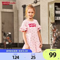 Levis Levis childrens dress girl princess dress new foreign air children dress for dress spring autumn dresses