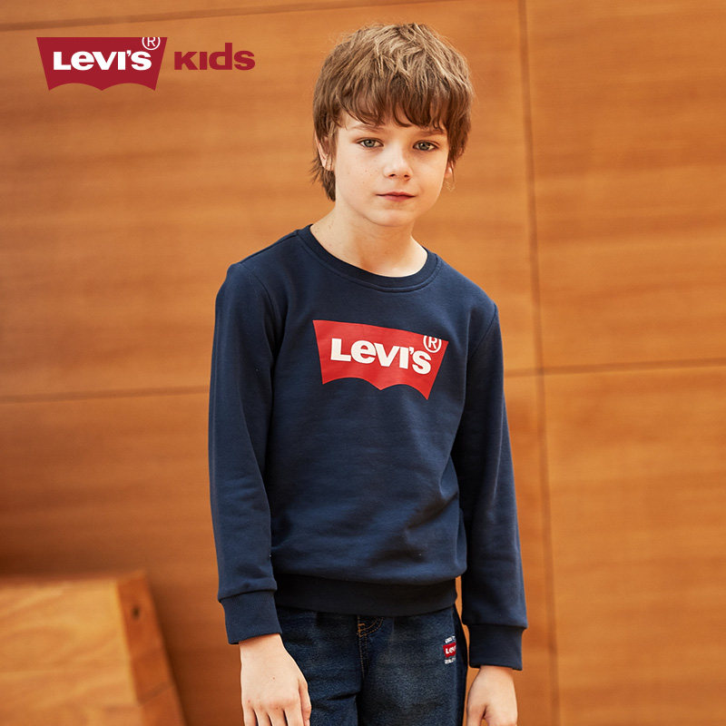 Levi's 李维斯 男童圆领卫衣 天猫优惠券折后￥119包邮（￥219-100）90~130cm码3色可选