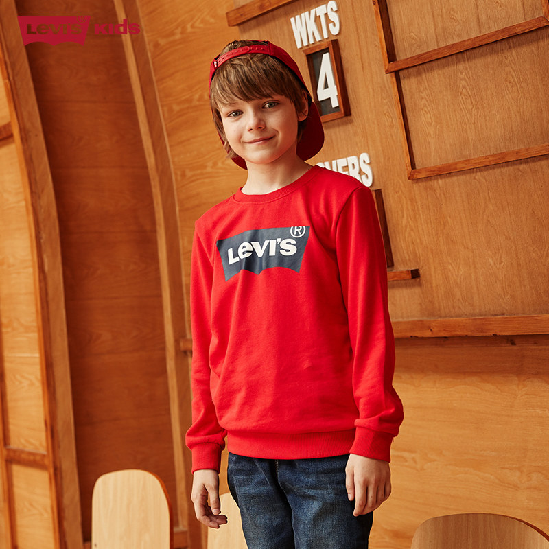 Levi's 李维斯 男童圆领卫衣 天猫优惠券折后￥119包邮（￥219-100）90~130cm码3色可选