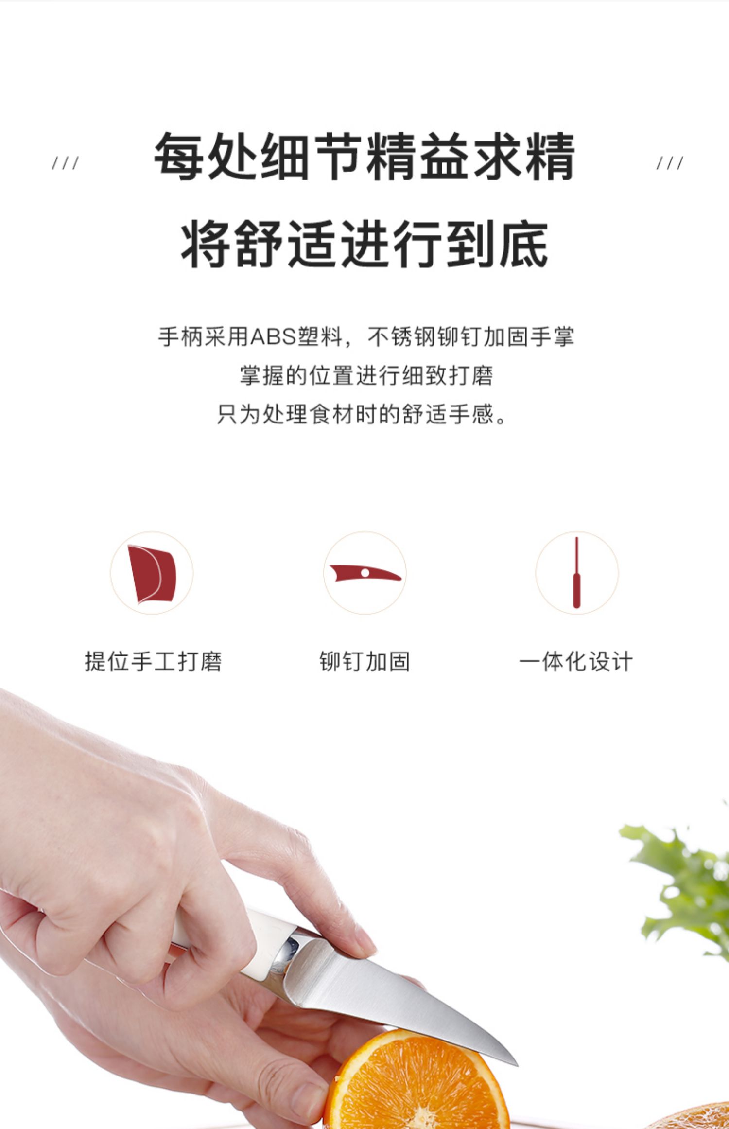 安享好物 安享B级水果刀-拓海鸥水果刀  