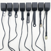 Car truck coach pickup truck bus school bus seat belt card slot head base card socket latch lock buckle