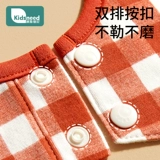 Детский хлопковый защитный нагрудник для мальчиков для девочек, водонепроницаемый демисезонный слюнявчик для новорожденных для раннего возраста