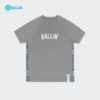 BALLIN thực hành làm cho loạt hoàn hảo đào tạo cơ bản tay áo ngắn tập thể dục chạy bóng rổ thể thao lỏng áo thun nam áo phông lining nam chính hãng