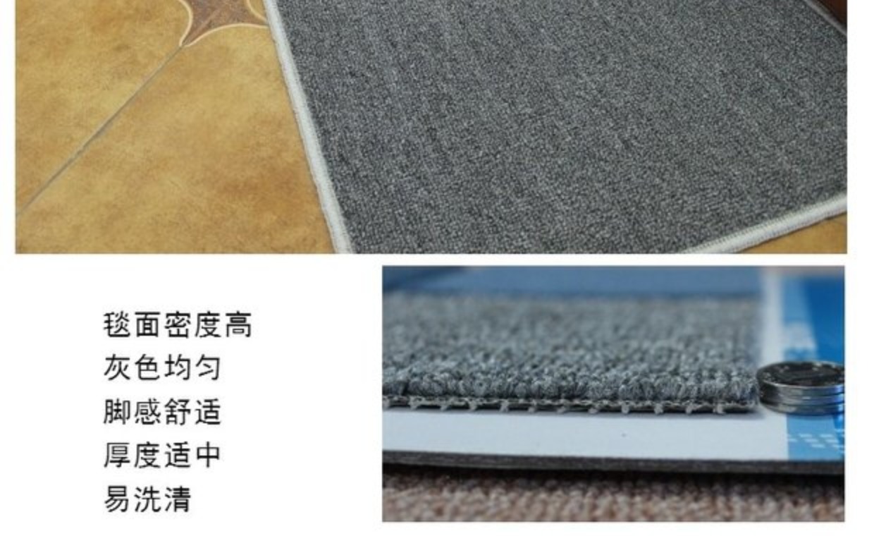 Thảm nhà bếp Huade dài dải chống trượt nhà thấm thảm rắn màu tùy chỉnh thảm bếp hình chữ nhật có thể được cắt xốp trải sàn cho bé