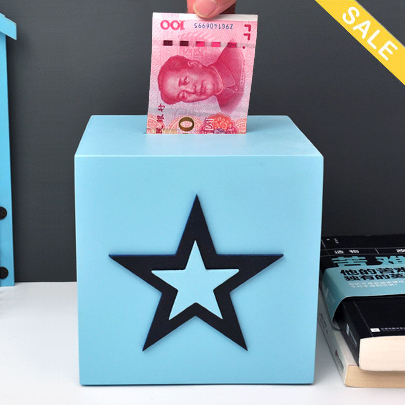 The oversized capacity just can't get into the deposit money pot is not advisable for adults to deposit money boxes with adult internet red banknotes deposit boxes