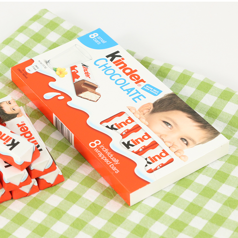 Ferrero Jianda Milk Chocolate Strip Sandwich 8 4 Pack Jianda kinderT8 Children's New Year Gift