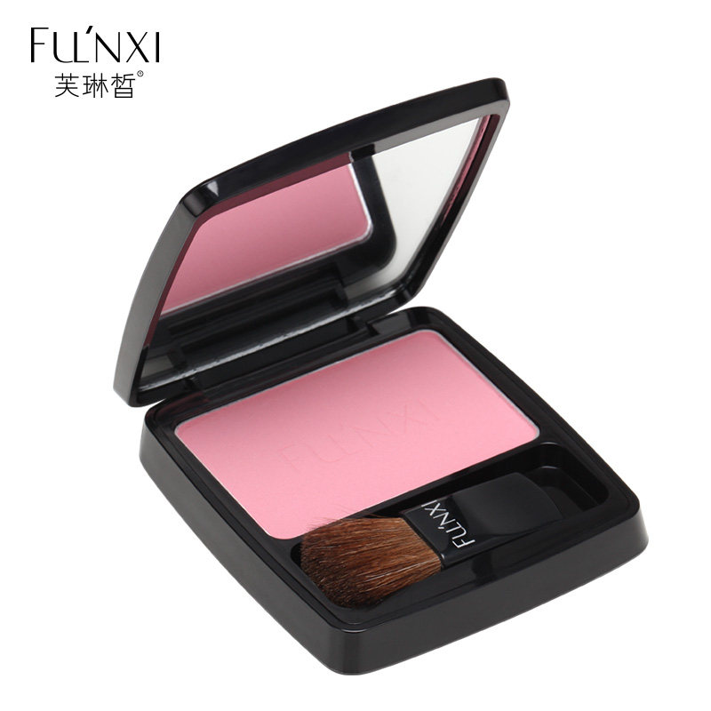 炫亮胭脂腮红粉膏橘色裸妆定妆修容散粉单色彩妆