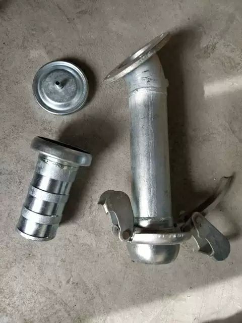 Rolled sprinkler fittings 50 75 90 fast water inlet joints water belt fast - connected spray irrigation machine drainage cap