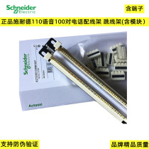 Schneider 110 voice phone wiring frame 100 pairs of telephone wiring frame 110 jumper frame (including module)