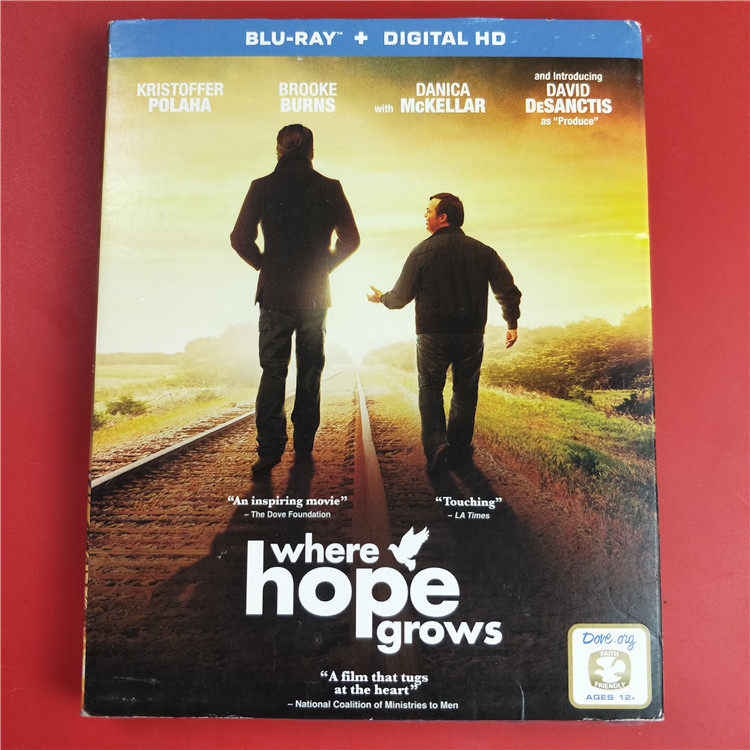 Original Copyrighted new Where Hope Grows Hope grows, area A BD Blu-ray