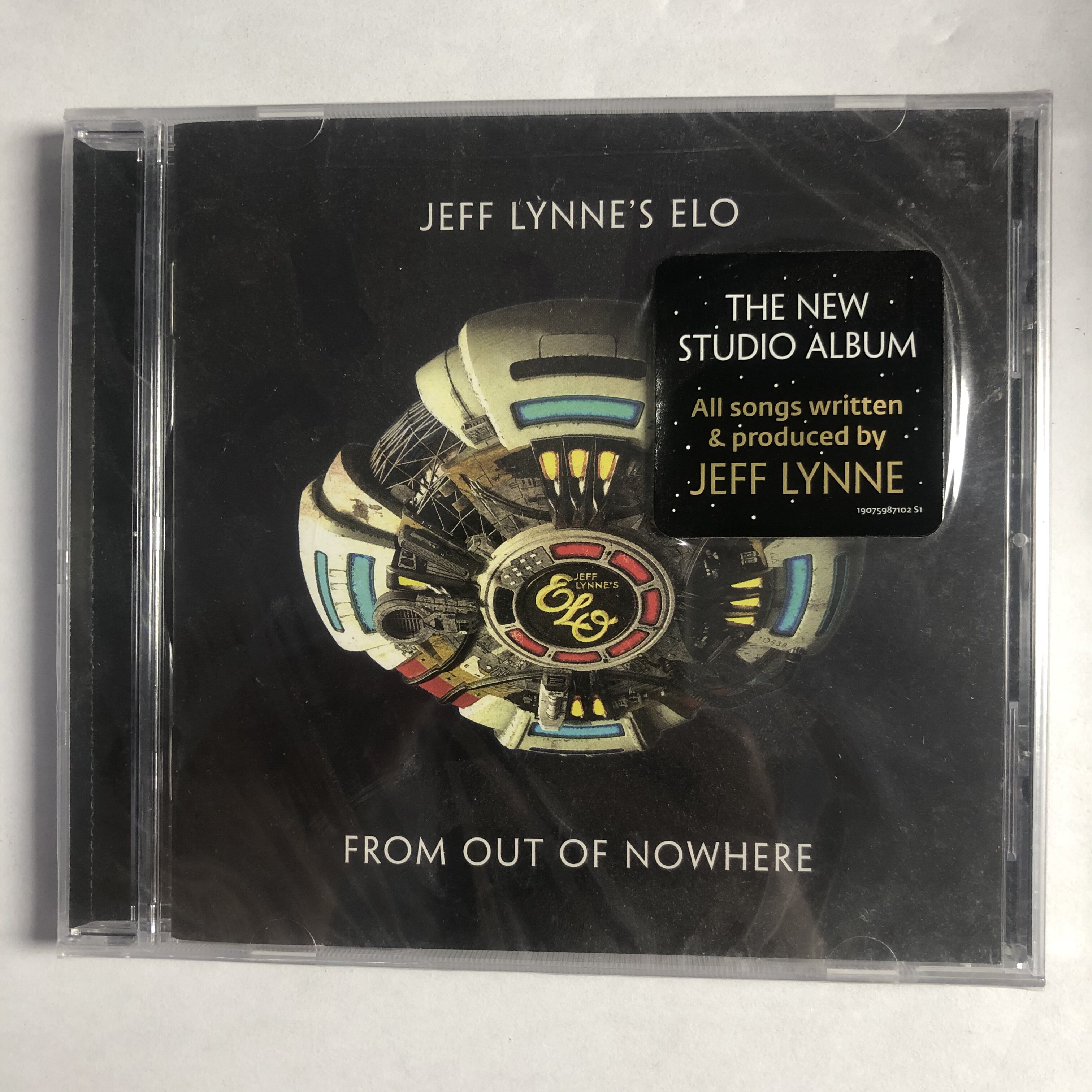 Нераспечатанный оригинальный компакт-диск ELO Jeff Lynne Electro-optical Symphony FromOut of Nowhere Джеффа Линна Изображение 1