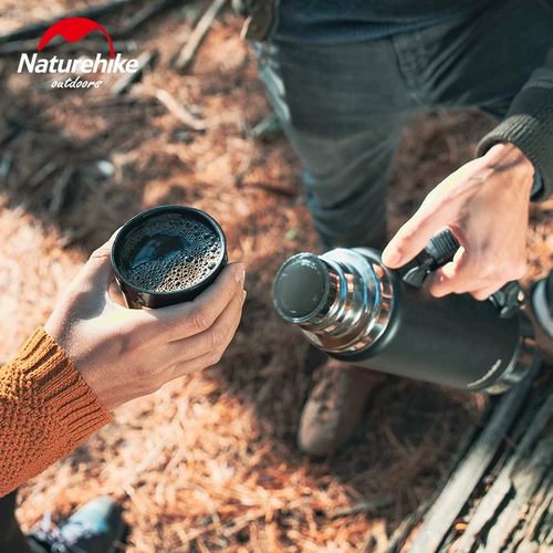 Портативный стакан из нержавеющей стали, вместительный и большой чайник для путешествий подходит для мужчин и женщин, нержавеющая сталь AISI 304