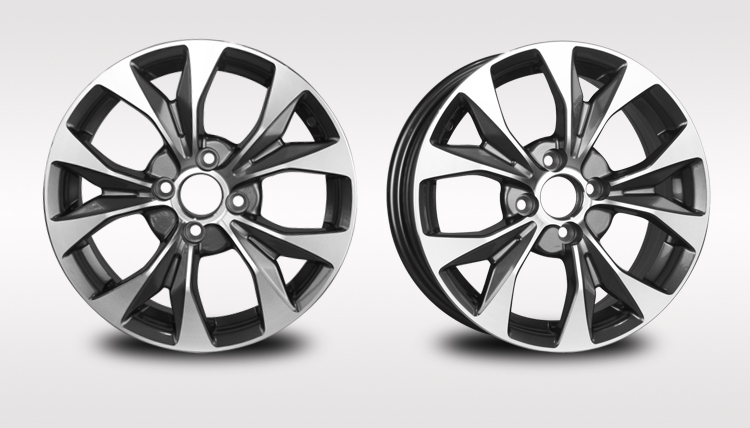 Áp dụng 15 inch Fit Wheel Hợp kim nhôm Quạt trước Cổ điển Refit Mới Fit Fit Gore Steel Ring Racing 16 inch vành xe ô tô
