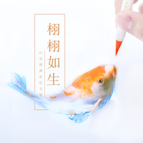 Japanese platinum color new soft head BRUSH watercolor decanting calligraphy painting manga soft pen dip BRUSH Xiuli pen