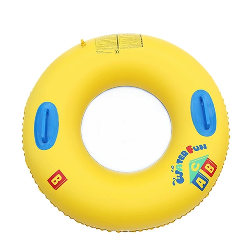 Универсальный желтый плавательный круг подходит для мужчин и женщин для детей и взрослых для плавания, увеличенная толщина