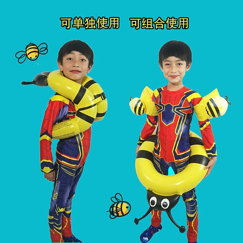 Детский плавательный круг, мультяшный купальник для мальчиков, 8 лет